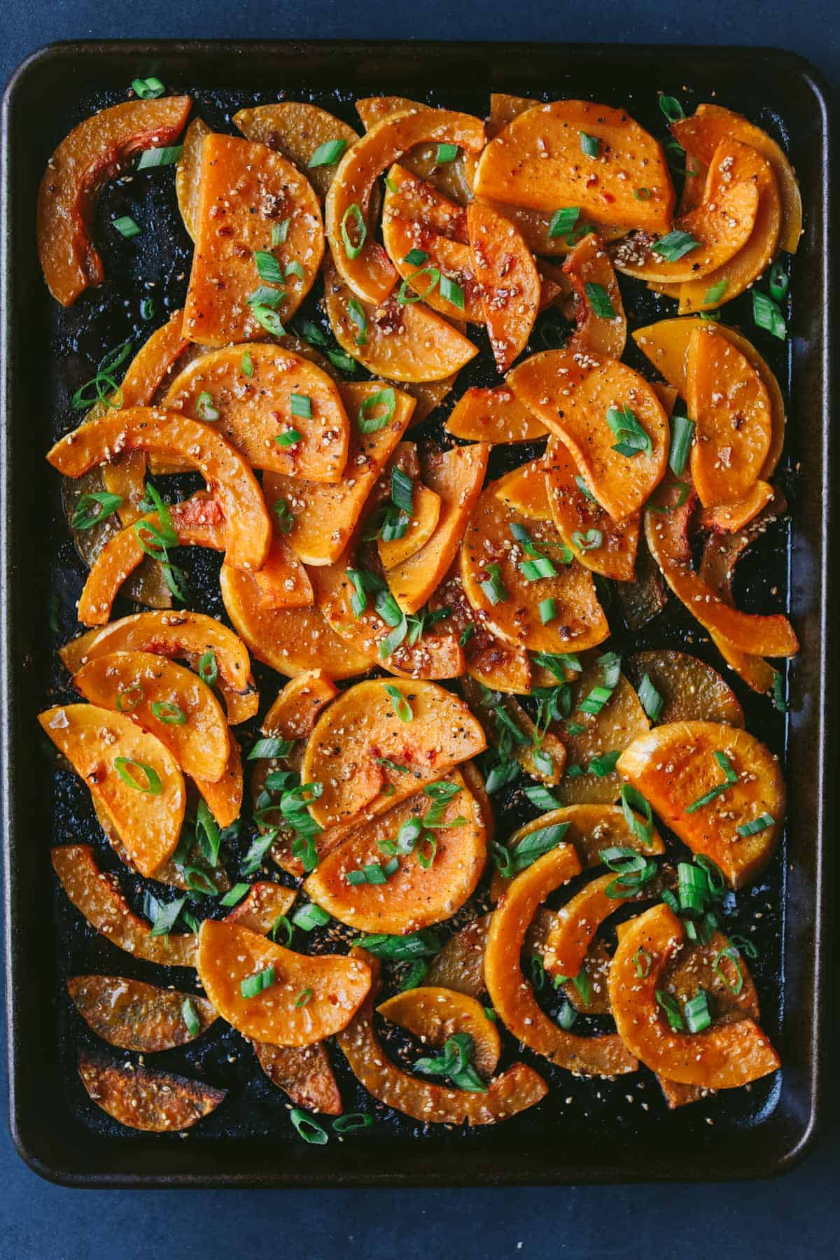 Roasted Squash in a sheet pan