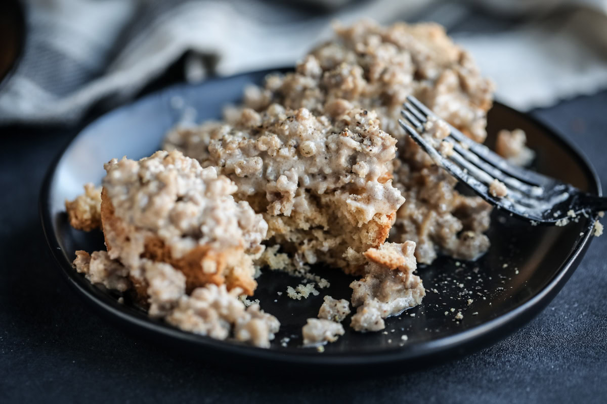 low carb sausage gravy
