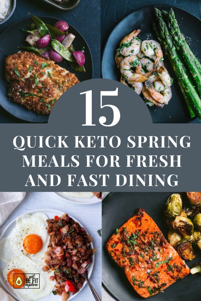 Spring Eat Modal Quick Keto Spring Meals for Fresh and Fast Dining