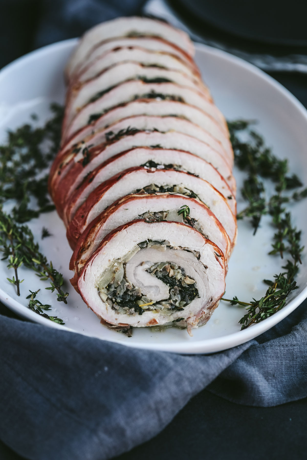 The Best Keto Stuffed Pork Tenderloin