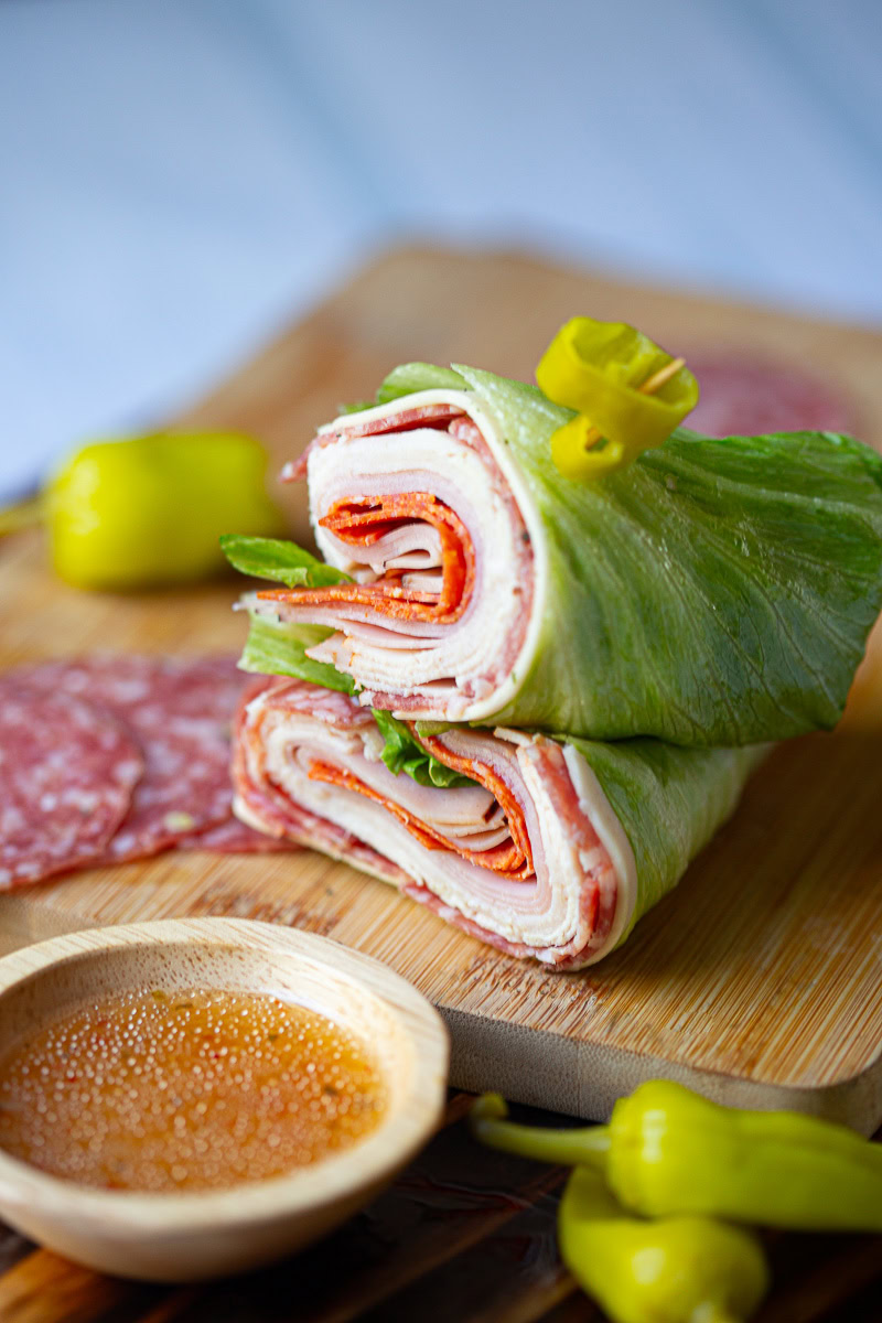 Keto Italian “Sub” w Lettuce Wrap